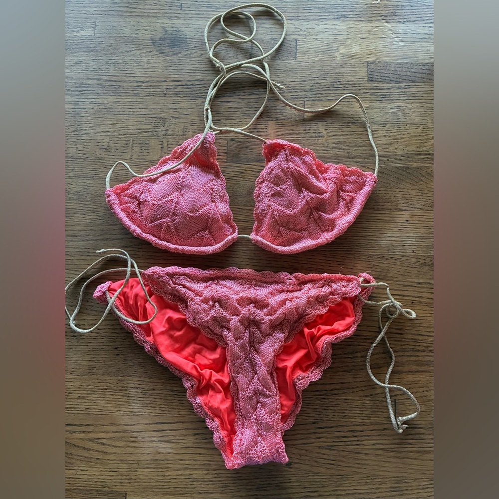 Pink and Gold Victoria’s Secret bikini